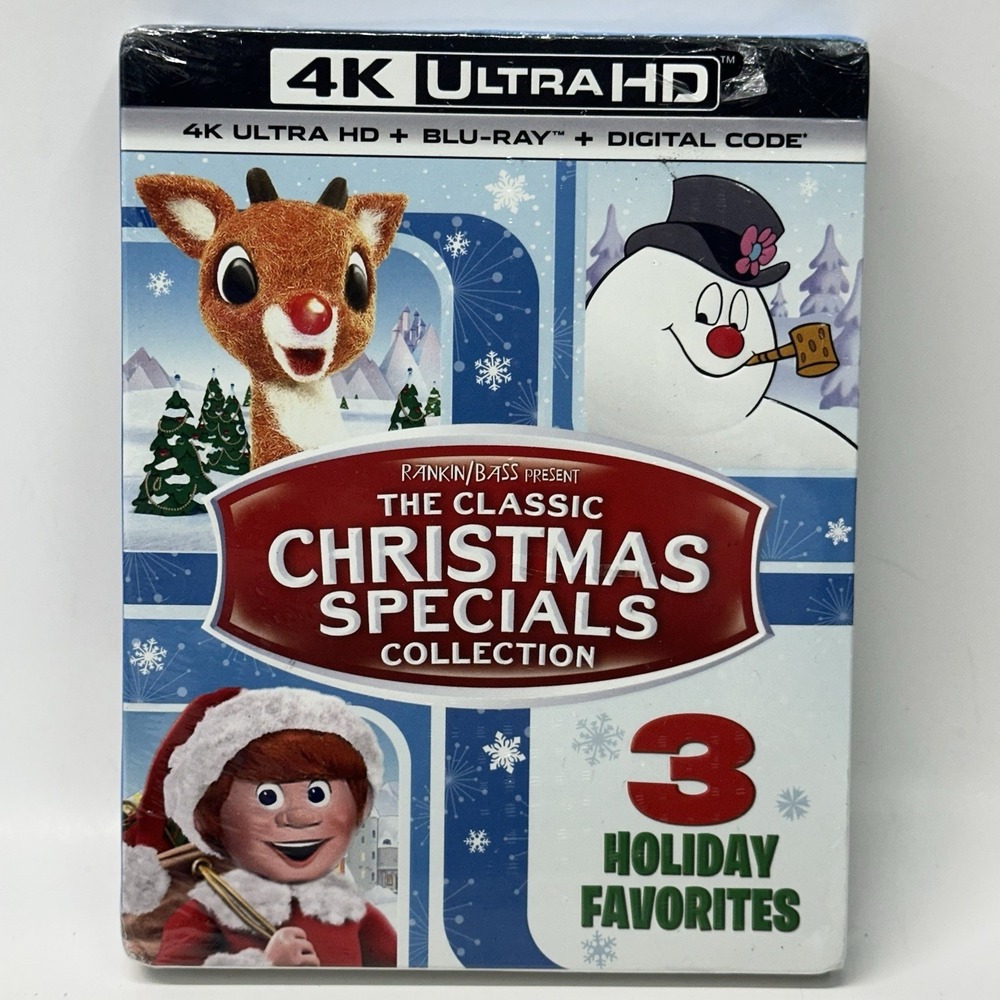 CLASSIC CHRISTMAS‎ SPECIALS COLLECTION 4K UHD +BLU-RAY+ SLIPCOVER